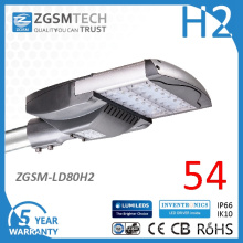 80W Ce GS TUV Marked LED Street Lamp for Parking Area Lighting